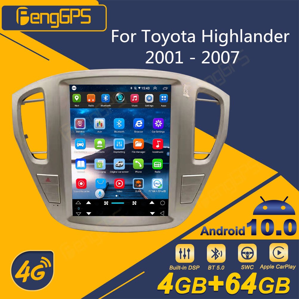 Toyota Highlander 2001 - 2007 ȵ̵ Car Radio 2 D..
